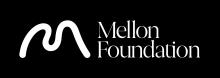 On a black background in white text reads Mellon Foundation with its logo to the left