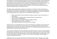 Job Description for Assistant Professor in African American Studies